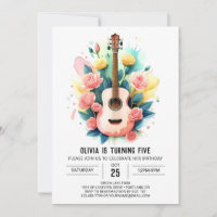 Anniversaire de la guitare du musicien acoustique