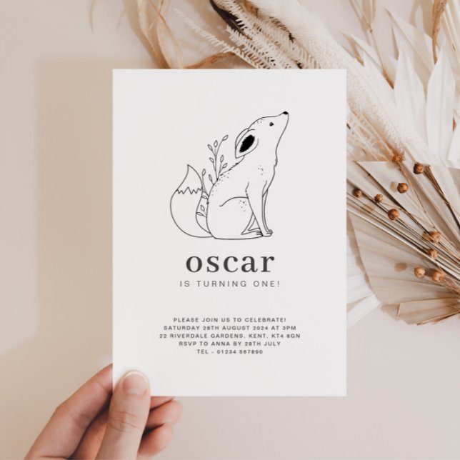 Invitation Anniversaire de la ligne Fox (Créateur téléchargé)