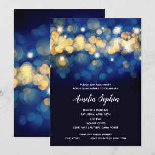 Invitation Anniversaire de la Marine et de la Quinceañera d'o