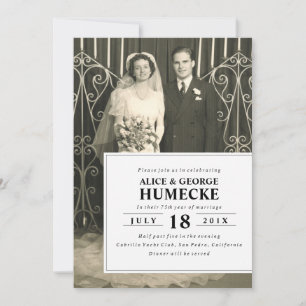 Invitation anniversaire de la photo