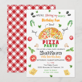 Invitation Anniversaire de la Pizza