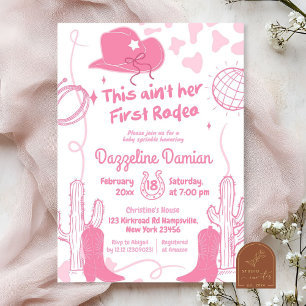 Invitation Anniversaire de la première écurie de la cowgirl d