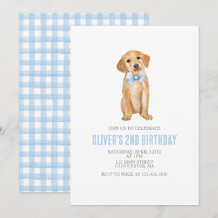 Invitation Anniversaire de la preppie chienne