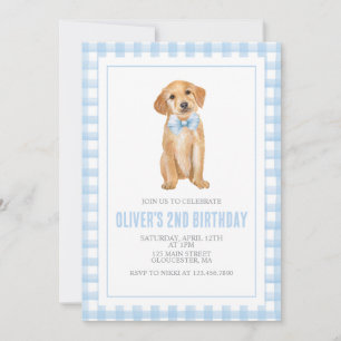 Invitation Anniversaire de la preppie chienne