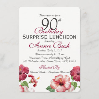 Invitation Anniversaire de la surprise