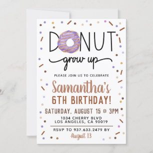 Invitation Anniversaire de l'élevage de Donut au c