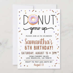 Invitation Anniversaire de l'élevage de Donut au c