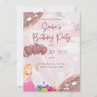 Invitation Anniversaire de l'invitation