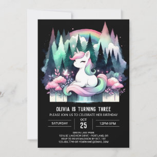 Invitation Anniversaire de Little Forest Horse