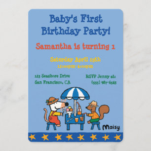 Invitation Anniversaire de Maisy et Cyril