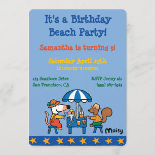 Invitation Anniversaire de Maisy et Cyril