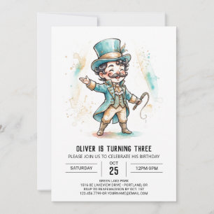 Invitation Anniversaire de Maître de Cirque Enjoué
