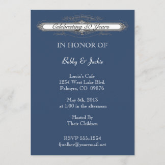 Invitation Anniversaire de mariage