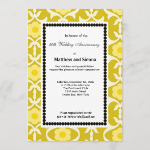 Invitation Anniversaire de Mariage Campagne Française