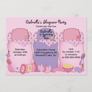 Invitation Anniversaire de Pink Swood