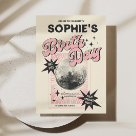 Invitation Anniversaire de Retro Disco