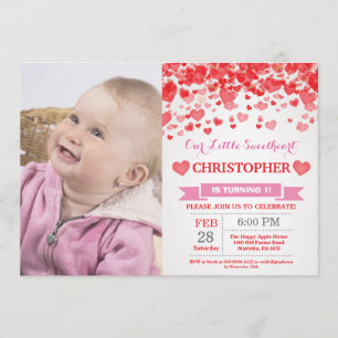 Invitation Anniversaire de Saint-Valentin Notre Petit Amoureu