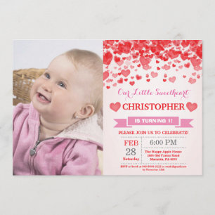 Invitation Anniversaire de Saint-Valentin Notre Petit Amoureu
