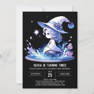Invitation Anniversaire de Simple Magicien Enchanté