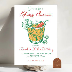 Invitation Anniversaire de Soiree Margarita