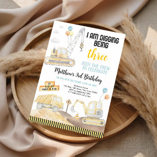 Invitation Anniversaire de trois ans de chantier de fouille