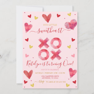Invitation Anniversaire de Valentine Sweetheart