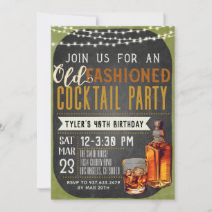 Invitation Anniversaire de Whiskey