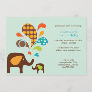 Invitation anniversaire d'elefun
