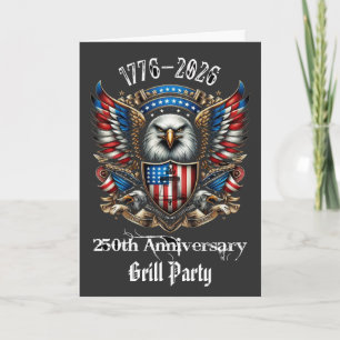Invitation Anniversaire des 250 ans des États-Unis 1776 2026