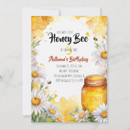 Invitation Anniversaire des abeilles de miel