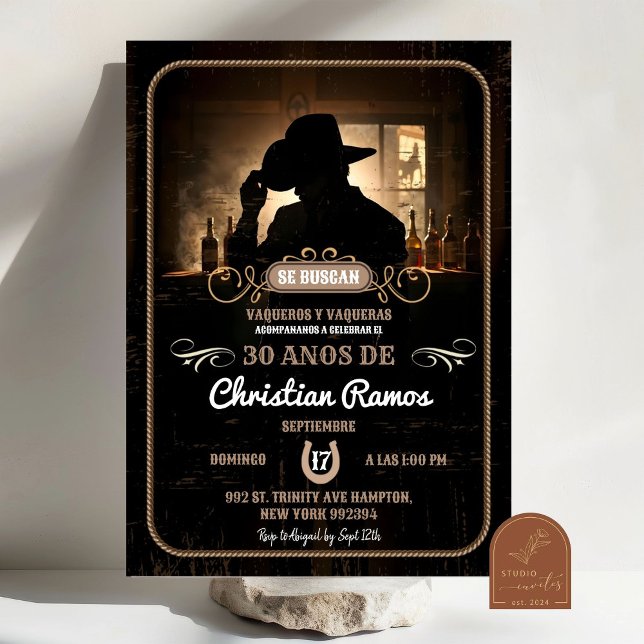 Invitation Anniversaire des adultes mexicains (Créateur téléchargé)