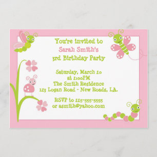 Invitation Anniversaire des bogues