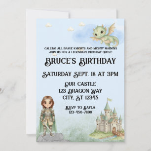 Invitation Anniversaire des Chevaliers, des Maidens et des Dr
