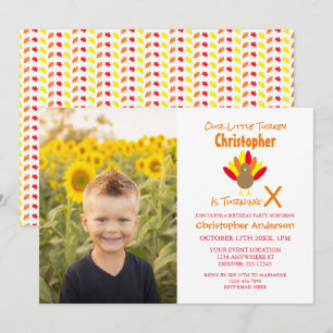 Invitation Anniversaire des petits dindes
