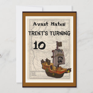Invitation Anniversaire des pirates