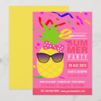 Anniversaire d'été Ananas