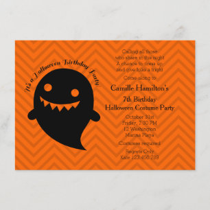Invitation Anniversaire d'Halloween