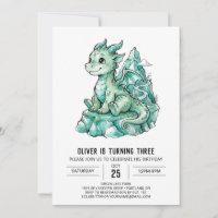 Anniversaire Dragon Vert Menthe