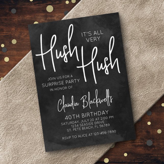 Invitation Anniversaire drôle de surprise (Créateur téléchargé)