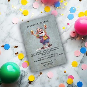 Invitation Anniversaire Drôle - La Vie De La Fête