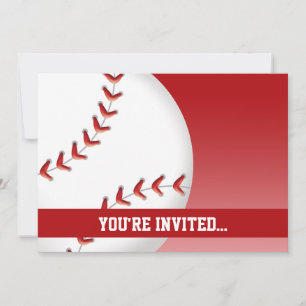 Invitation Anniversaire du baseball