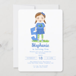 Invitation Anniversaire du bleuet