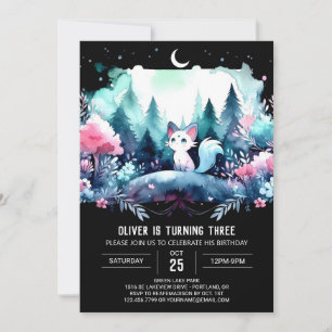 Invitation Anniversaire du chat Dreamy