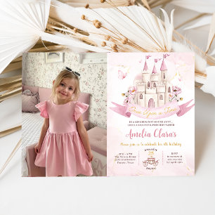 Invitation Anniversaire du Château Princess Fairytale
