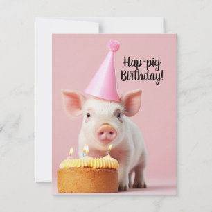 Invitation Anniversaire du cochon de lait !
