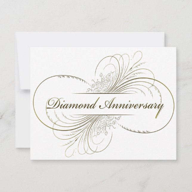 Invitation Anniversaire du diamant (Devant)