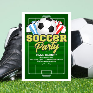 Invitation Anniversaire du football