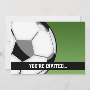 Invitation Anniversaire du football