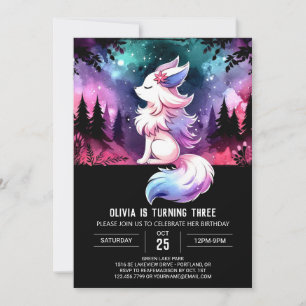Invitation Anniversaire du Loup Numérique Fantaisiste