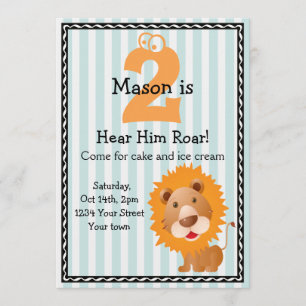 Invitation Anniversaire du mignon garçon